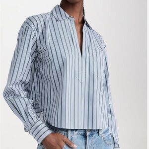 Veronica Beard khai shirt color blue/multi